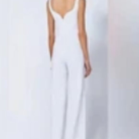 ALEXIS Laurenza Sweetheart Neckline White Jumpsuit Size Medium‎ - Picture 2 of 4